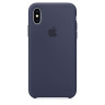 Чохол для смартфона Apple iPhone XS Silicone Case - Midnight Blue (MRW92)