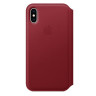 Чехол для смартфона Apple iPhone XS Leather Folio - PRODUCT RED (MRWX2)