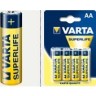 Батарейка Varta AAA bat Alkaline 4шт SUPERLIFE (02003101414)