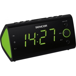 Настольные часы с будильником Sencor SRC 170 GN