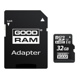 Карта пам'яті GOODRAM 32 GB microSDHC class 10 UHS-I + SD Adapter M1AA-0320R12