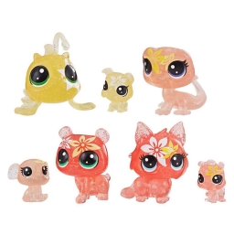 Набір ігрових фігурок Hasbro Littlest Pet Shop Petal Party Лилия Зверюшки Цветочки (E5149/Е5164)