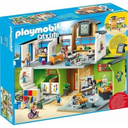 Блочный конструктор Playmobil Школа с оборудованием (9453)