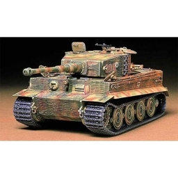 Збірна модель TAMIYA Немецкий танк Tiger I поздняя версия для склеивания TAM35146