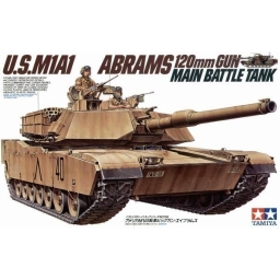 Збірна модель TAMIYA Американский танк U.S.M1A1 Abrams (TAM35156)