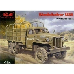 Сборная модель ICM Studebaker US6, армейский грузовой автомобиль (ICM35511)