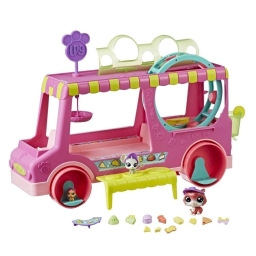 Игровой набор с фигурками Hasbro Littlest Pet Shop Машина сладостей (E1840)