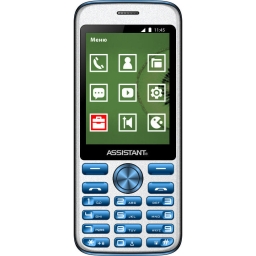 Мобільний телефон Assistant AS-204 Blue