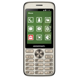 Мобильный телефон Assistant AS-204 Gold