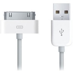Кабель 30-pin Apple USB 2.0 кабель Dock Connector (MA591)