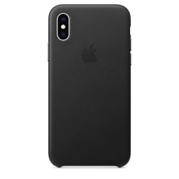 Чохол для смартфона Apple iPhone XS Max Leather Case Black (MRWT2)