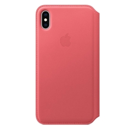 Чехол для смартфона Apple iPhone XS Max Leather Folio Peony Pink (MRX62)