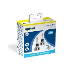 Комплект діодних ламп NARVA 18044 HIR2 12/24v 6500K X2 24W RPL Range Performance