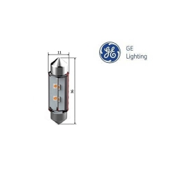 Диодные лампы General Electric LED 12V C5W 0,5W 6000K SV8.5-8 36mm (1 шт./блистер)