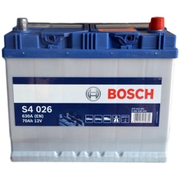 Автомобільний акумулятор Bosch 0092S40260 S4 ASIA SILVER 70 А*ч  -/+ 630A