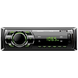 Бездискова MP3-магнітола Fantom FP-302 Black/Green