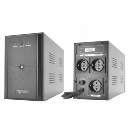 ИБП Ritar E-RTM1200 (720W) ELF-L, LED, AVR, 3st, 3xSCHUKO socket, 2x12V7Ah, metal Case Q2 (405*195*285)   10.2 кг (340*120*190) (E-RTM1200L)