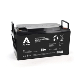 Аккумуляторная батарея AZBIST Super AGM ASAGM-12650M6, Black Case, 12V 65.0Ah ( 348 х 168 х 178 ) Q1