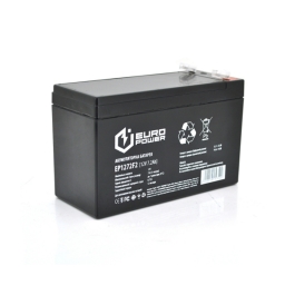 Аккумуляторная батарея Europower AGM EP12-7.2F2 12 V 7,2 Ah ( 150 x 65 x 95 (100) ) Black Q10