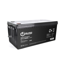 Акумуляторна батарея Europower AGM EP12-200M8 12 V 200Ah ( 522 x 240 x 219) Black Q1/18