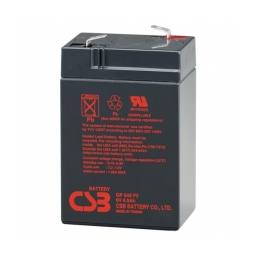 Аккумуляторная батарея CSB GP645, 6V 4.5Ah (70х47х105(110)) Q20