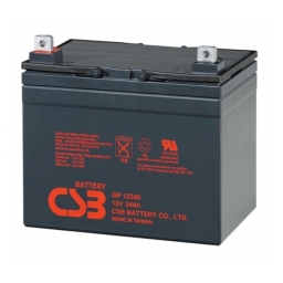 Аккумуляторная батарея CSB GP12340, 12V 34Ah (195х130х155мм)
