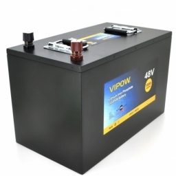 Акумуляторна батарея Vipow LiFePO4 51,2V 100Ah із вбудованою ВМS платою 80A (LiFePO4512-100/80)