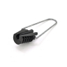 Натяжной зажим КЛИН Н3 new для круглого кабеля сечения от 5 до 7 мм, высокопрочный пластик, нагрузка до 1,8 кН, Q200 (16981)