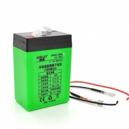Аккумуляторна батарея QiSuo 6V 8A з елементами Li-ion 18650 (70X46X100) + зарядний пристрій 8,4V 1A + крокодили (QS-608CH)