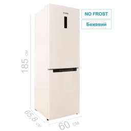Холодильник з морозильною камерою Prime Technics RFN 1856 EBSD