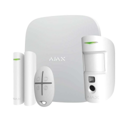 Комплект 4G (LTE) сигнализации Ajax StarterKit Cam Plus white