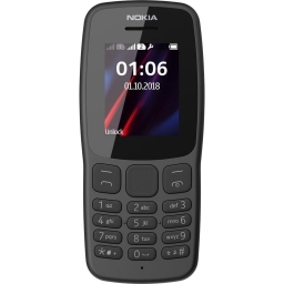 Мобільний телефон Nokia 106 New Dual Sim Grey (16NEBD01A02)