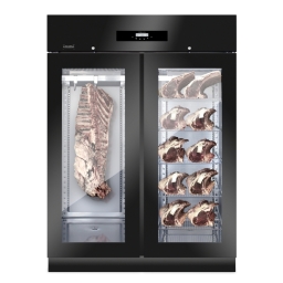 Шафа холодильна Everlasting STG Meat 1500 Glass LCD Black (code AC7018)