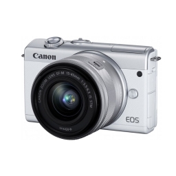 Дзеркальний фотоапарат Canon EOS M200 kit (15-45mm) IS STM White