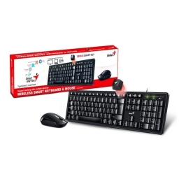 Комплект (клавиатура + мышь) Genius Smart KM-8200 WL Black Ukr (31340003410)