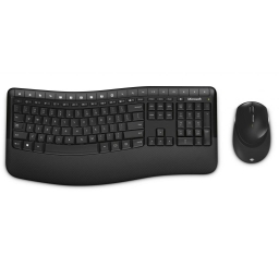 Комплект (клавиатура + мышь) Microsoft Wireless Comfort Desktop 5050 Black Ru (PP4-00017)