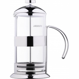 Френч-пресс для кофе и чая Ardesto Gemini Asti, 1000 мл, нержавеющая сталь, стекло (AR1910FP)