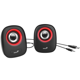 Мультимедійна акустика Genius SP-Q160 USB Red (31730027401)