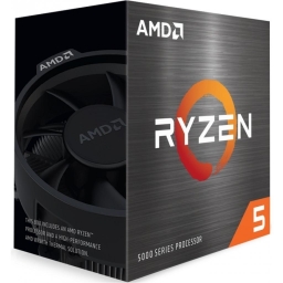 Центральний процесор AMD Ryzen 5 5600X 6C/12T 3.7/4.6GHz Boost 32Mb AM4 65W Wraith Stealth cooler Box (100-100000065BOX)