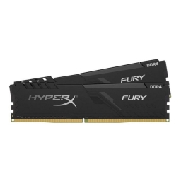 Память для настольных компьютеров HyperX 64 GB (2x32GB) DDR4 2666 MHz Fury Black (HX426C16FB3K2/64)