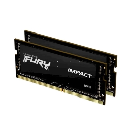 Память для настольных компьютеров Kingston FURY 32 GB (2x16GB) SO-DIMM DDR4 2666 MHz Impact (KF426S15IB1K2/32)