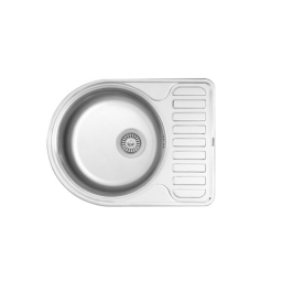 Кухонна мийка Platinum 5844 Сатин 0.8 (811333206)