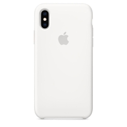 Чехол для смартфона Apple iPhone XS Silicone Case White (MRW82)